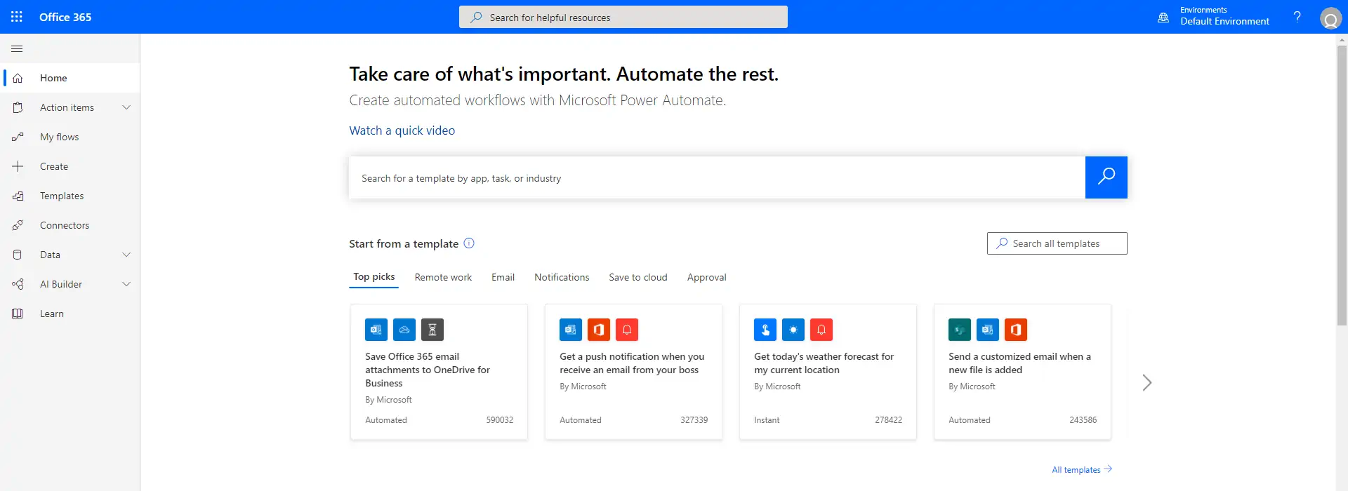 image from Serverless: Power Automate